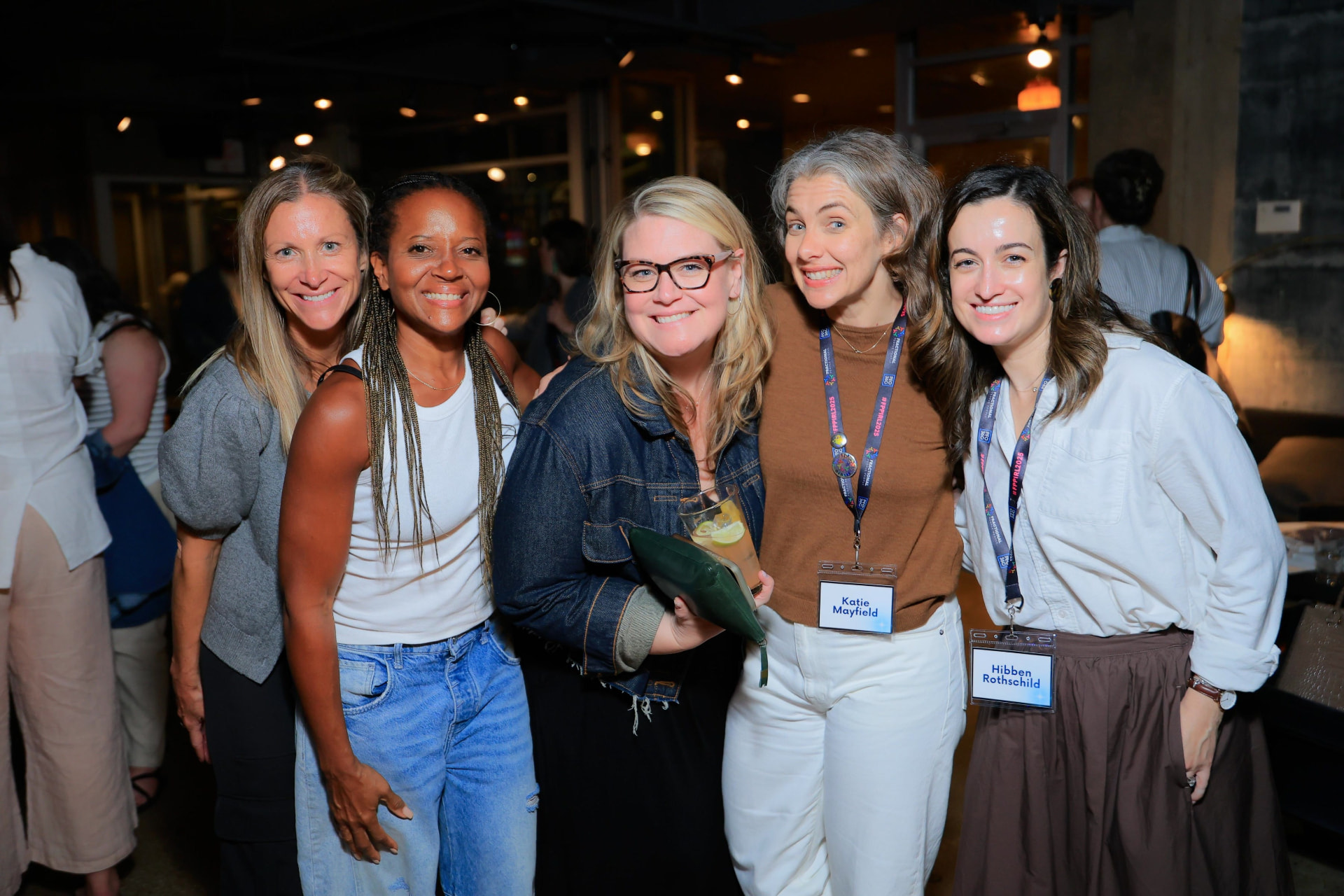 FPP members together at an evening community event