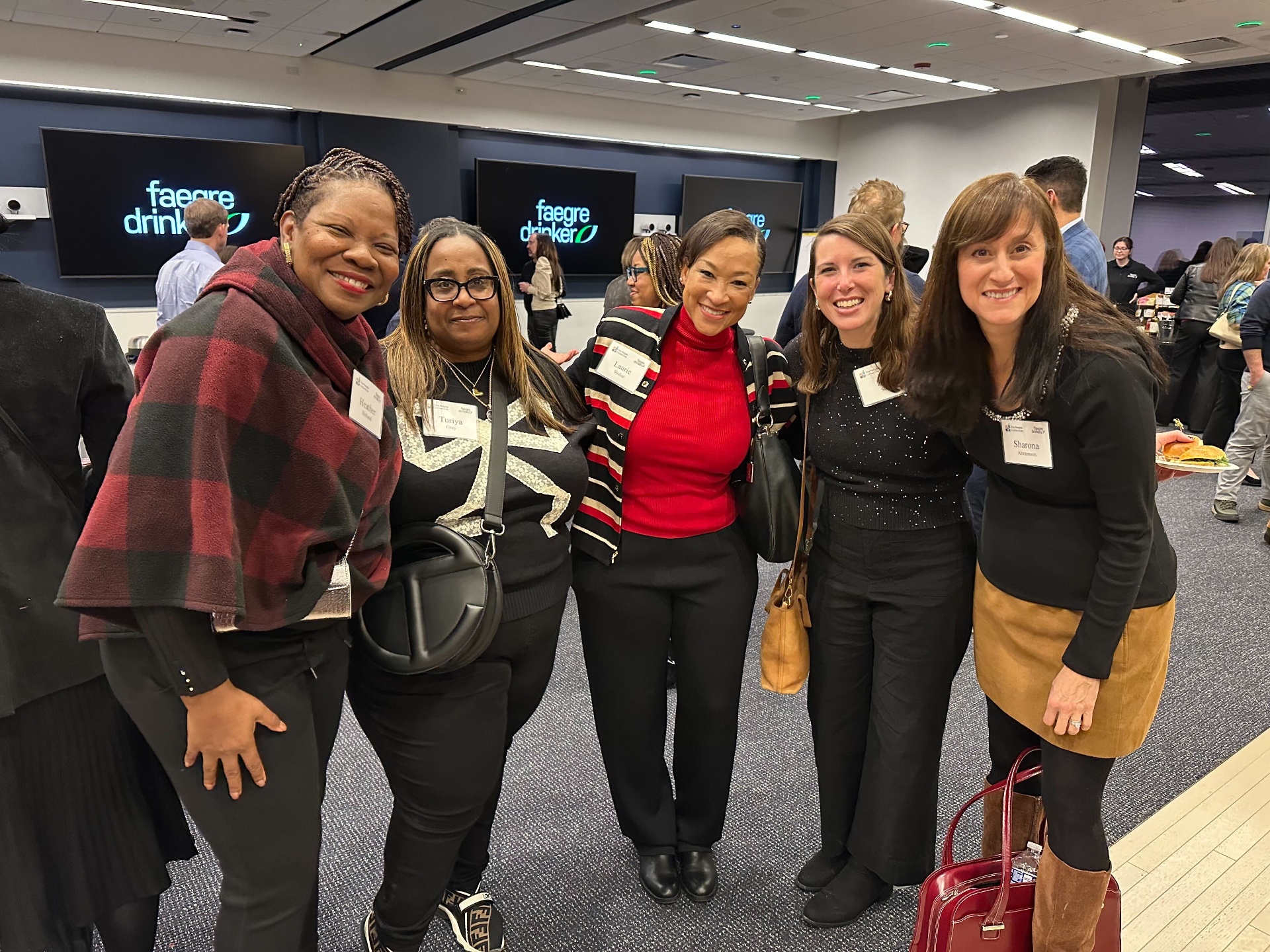 FPP members connecting at a networking event